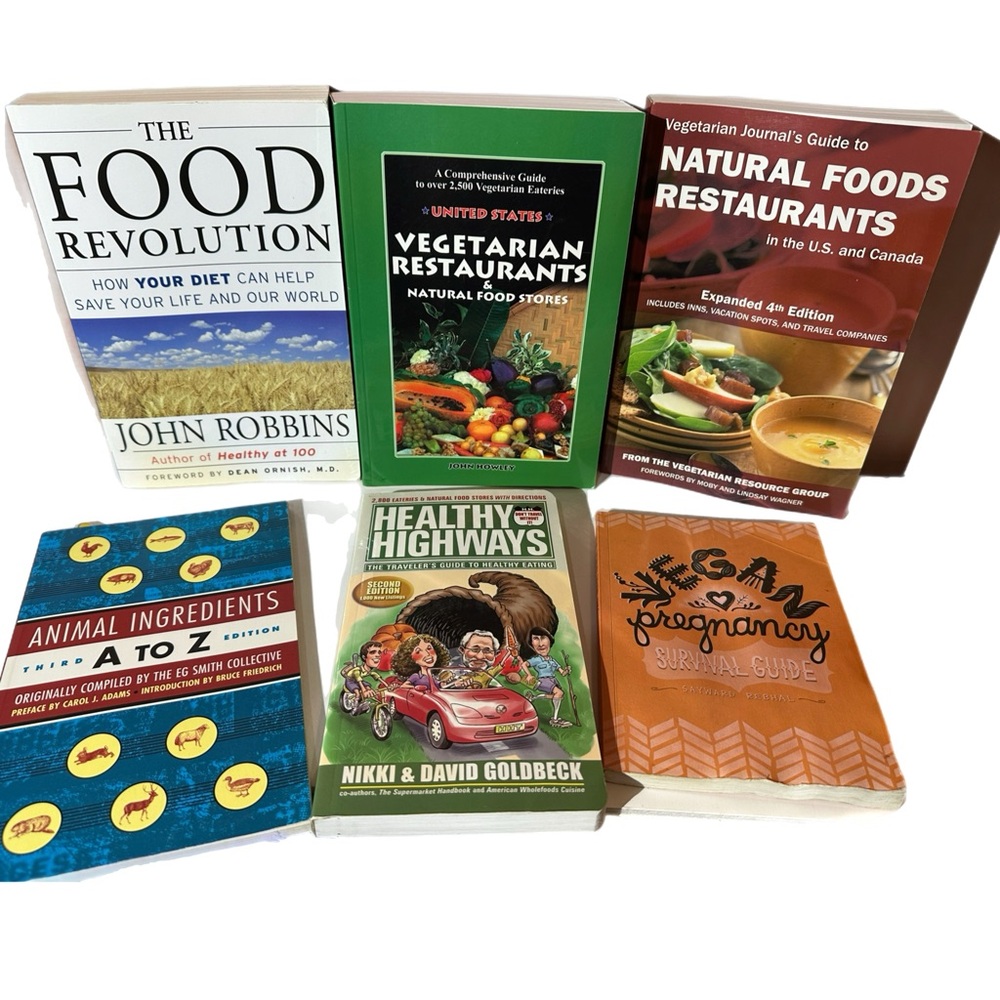 Vegan & Vegetarian Living Book Bundle | Plant-Based Lifestyle (6 Books)